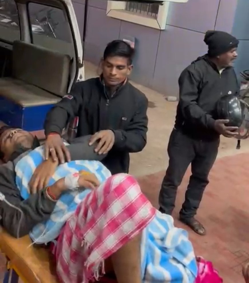 छावनी चौक पर तेज़ रफ्तार मिनी ट्रक ने बाइक सवारों को रौंदा, दो युवक गंभीर