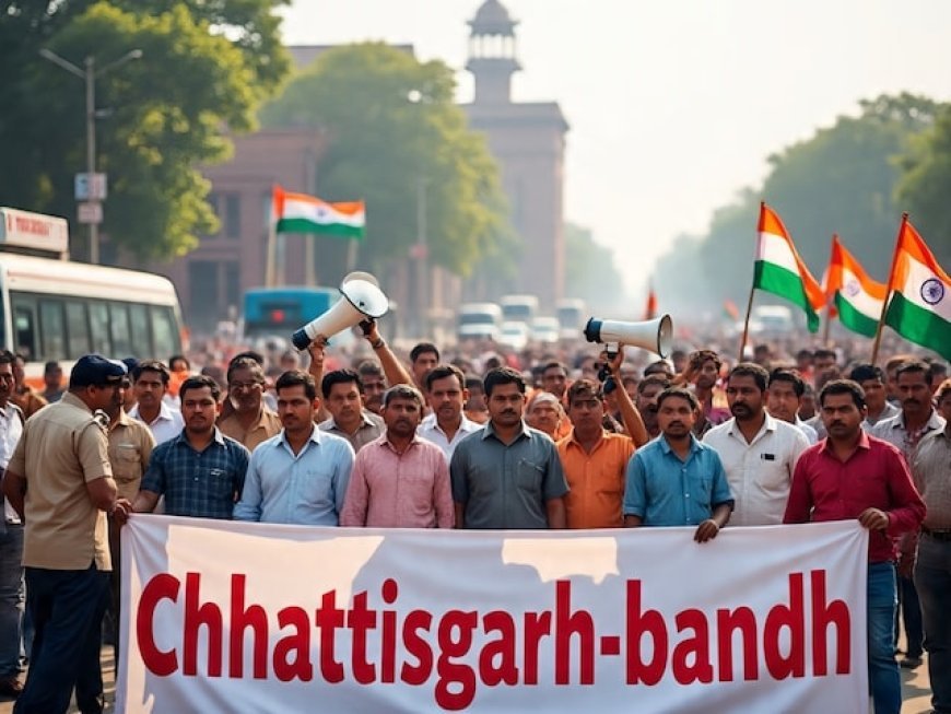 धर्मांतरण के विरोध में आज छत्तीसगढ़ बंद, रायपुर समेत कई जिलों में व्यापारिक गतिविधियां ठप