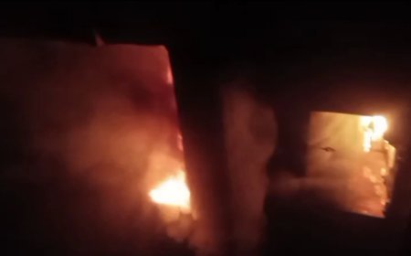 नए साल की शुरुआत में दुर्ग की छावनी फल मंडी में भीषण आग, लाखों का नुकसान