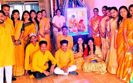 उदय महाविद्यालय में श्रद्धा और उल्लास के साथ मनाई गई बसंत पंचमी