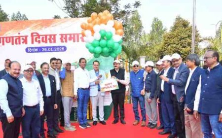 एनटीपीसी नवा रायपुर ने 77 वां गणतंत्र दिवस देशभक्ति की भावना के साथ मनाया