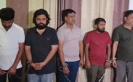 ऑनलाइन क्रिकेट सट्टा रैकेट पर पुलिस की बड़ी कार्रवाई, 6 आरोपी धराए