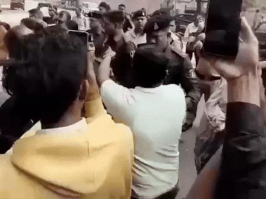 CAF भर्ती को लेकर उबाल: 7 साल से नौकरी का इंतजार कर रहे अभ्यर्थियों का HM हाउस घेराव, पुलिस से तीखी झड़प