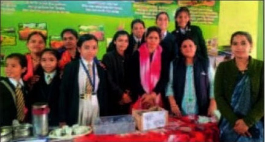 सन वैली स्कूल में आनंद मेले की धूम, बच्चों की रचनात्मकता ने जीता दिल