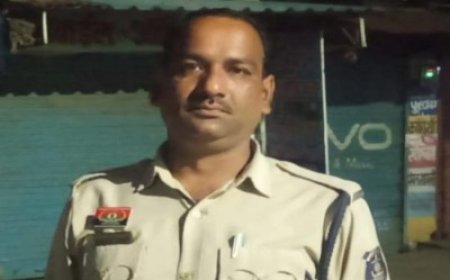 सडक़ हादसे में वरिष्ठ आरक्षक की मौत, एनएच पर अज्ञात वाहन ने बाइक को मार दी टक्कर