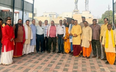 ‘वीरा जी का अंगना’ में ब्राह्मण समाज की बैठक: ललितकुमार तिवारी अध्यक्ष चुने गए