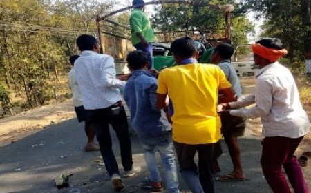 एमसीबी में बड़ा सडक़ हादसा: अज्ञात वाहन की टक्कर से बाइक सवार 2 सगे भाइयों समेत 3 की मौत