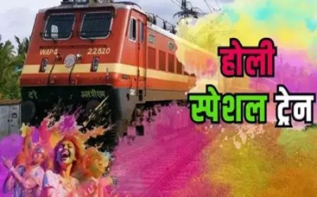 होली त्योहार पर रेलवे की खास तैयारी! SECR जोन से चलेंगी 70 स्पेशल ट्रेनें, देखें list