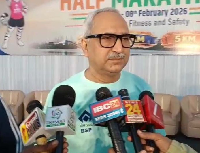 भिलाई में पहली नेशनल मैराथन, 3 हजार से ज्यादा धावकों ने लगाई दौड़