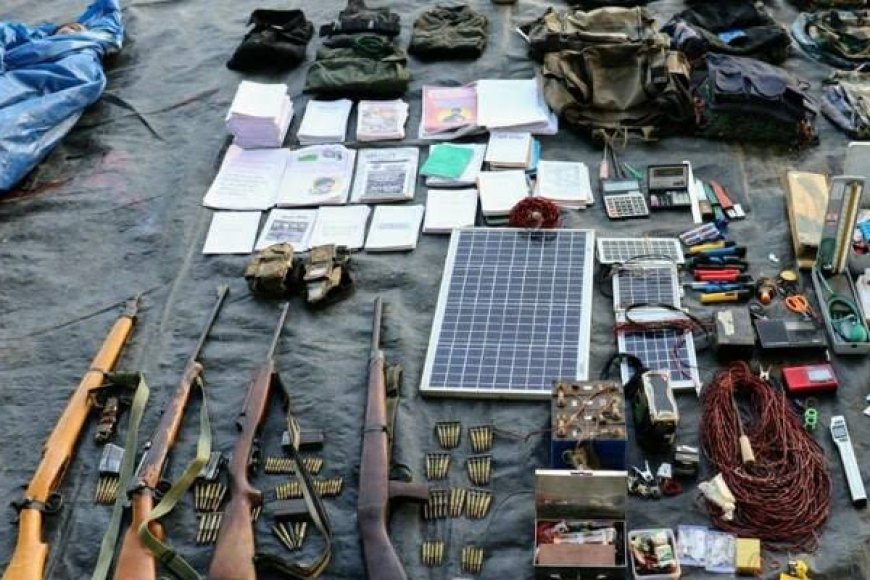 अबूझमाड़ में नक्सलियों की हथियार फैक्ट्री ध्वस्त, 1000 किलो एल्युमिनियम समेत बड़ा जखीरा जब्त