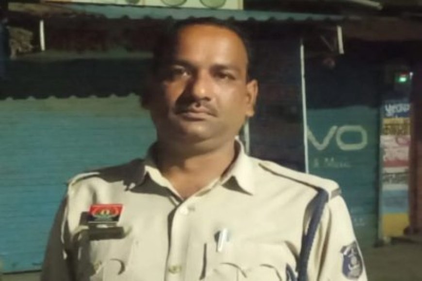 सडक़ हादसे में वरिष्ठ आरक्षक की मौत, एनएच पर अज्ञात वाहन ने बाइक को मार दी टक्कर