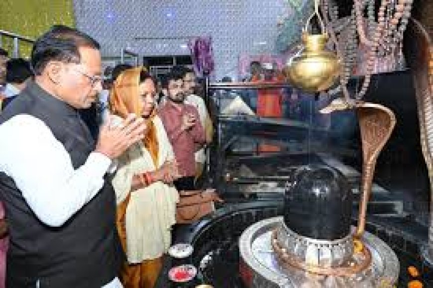महाशिवरात्रि पर बाबा धाम पहुंचे विष्णु देव साय, विशेष पूजा के साथ 1.20 करोड़ के कार्यों की सौगात