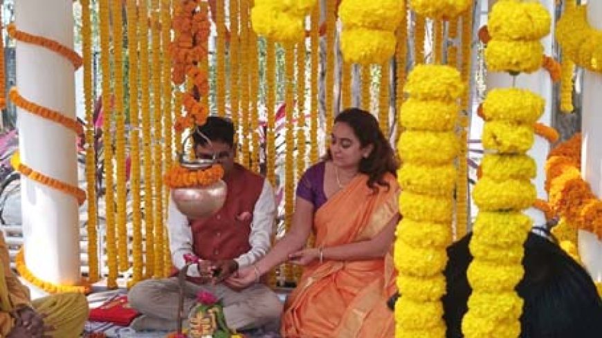 खास समाचार : पूजा कर विधानसभा पहुंचे ओपी चौधरी, आज पेश होगा विकास का खाका