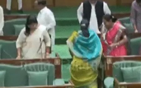 ‘मुसवा’ विवाद पर विधानसभा में जोरदार हंगामा, 30 विधायक निलंबित; अतिक्रमण मुद्दे पर विपक्ष का वॉकआउट