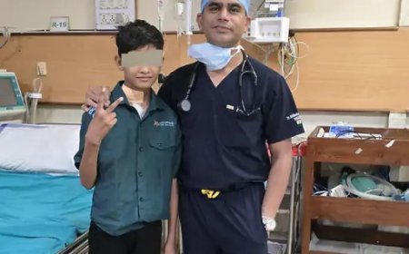 11 साल के बच्चे को मौत के मुहाने से लौटाया: दिल से चिपके दुर्लभ थायमिक कैंसर का सफल इलाज