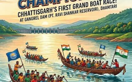 महानदी की लहरों पर दौड़ी रफ्तार, रिवर बोट चैंपियनशिप का भव्य आयोजन, 52 टीमों ने दिखाया दम