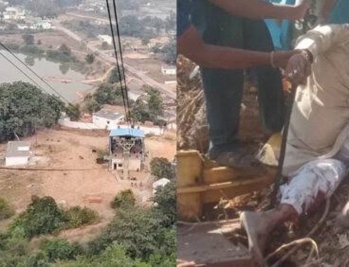 रोपवे हादसे में दूसरी मौत, किसान ने ईलाज के दौरान तोडा दम, 5 अन्य घायलों की हालत नाजुक…