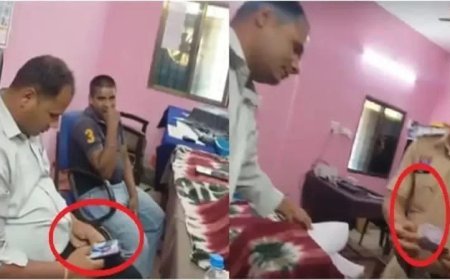 वर्दी पर दाग: थाने के अंदर लेनदेन का VIDEO, एसपी ने की सख्त कार्रवाई