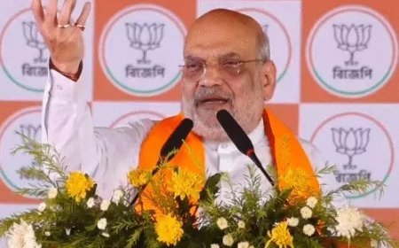 बंगाल चुनावी संग्राम तेज: शाह के तीखे हमले, TMC ने BJP पर वोटर लाने का लगाया आरोप