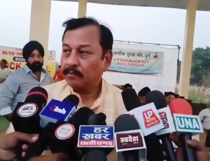 दुर्ग में आपदा से निपटने महाअभ्यास, हवाई हमले जैसी स्थिति पर मॉक ड्रिल