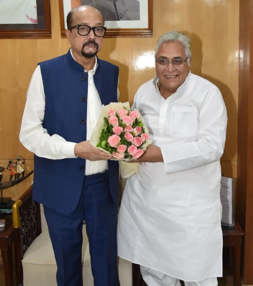 दुर्ग के विकास मुद्दों को लेकर अरुण वोरा सक्रिय, रमन सिंह और राज्यपाल डेका से की मुलाकात