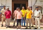 भिलाई में मकान के भीतर सज रही थी जुए की महफिल, पुलिस रेड में 5 गिरफ्तार