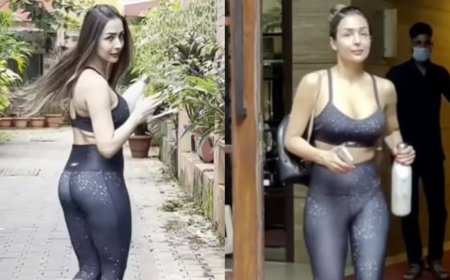 चटकीले-भड़कीले आउटफिट में जिम करने पहुंचीं 52 की मलाइका अरोड़ा, सलमान की एक्स भाभी हो गईं ट्रोल