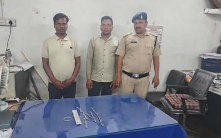 नकली पायल के बदले असली चांदी लेकर भागे शातिर ठग चढ़े पुलिस के हत्थे