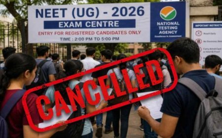 पेपर लीक विवाद के बीच NEET UG 2026 परीक्षा रद्द, CBI करेगी पूरे मामले की जांच