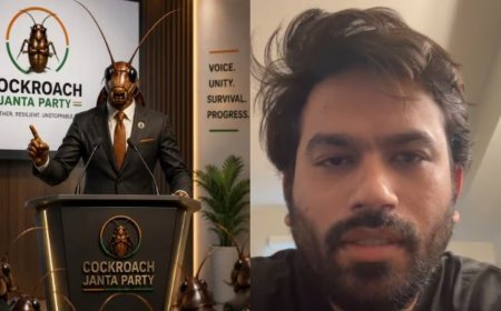 ‘कॉकरोच जनता पार्टी’ ने सोशल मीडिया पर मचाई हलचल, 5 दिन में इंस्टाग्राम पर बीजेपी-कांग्रेस से आगे