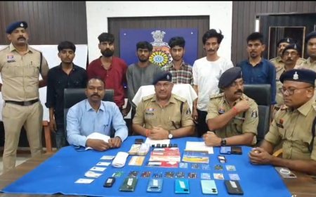 फर्जी व्हाट्सएप डीपी से 20 लाख की साइबर ठगी, राजस्थान के अंतर्राज्यीय गिरोह के 6 आरोपी गिरफ्तार