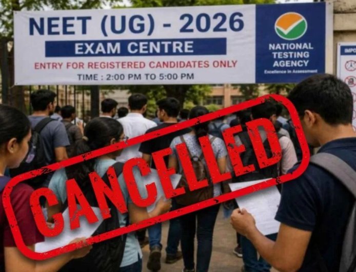 पेपर लीक विवाद के बीच NEET UG 2026 परीक्षा रद्द, CBI करेगी पूरे मामले की जांच