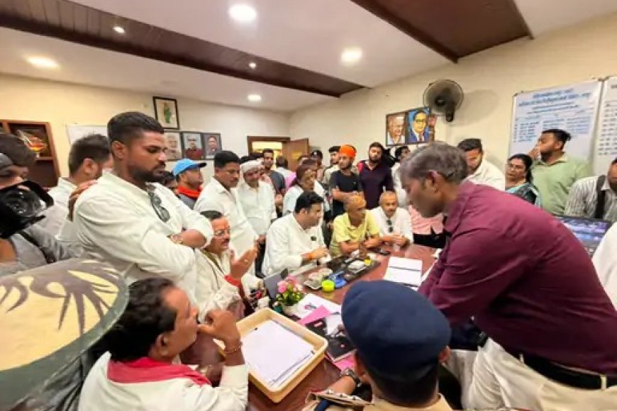 बिजली कटौती पर फूटा लोगों का गुस्सा, कांग्रेस ने किया CSEB कार्यालय का घेराव