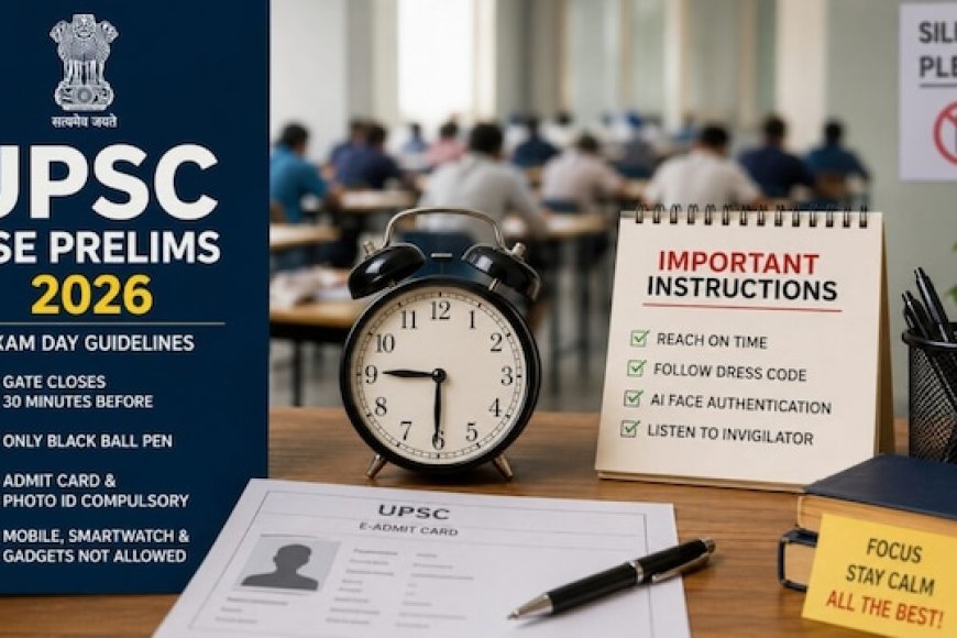 आज UPSC प्रीलिम्स एग्जाम! 8,000 से अधिक अभ्यर्थी शामिल, छत्तीसगढ़ के स्कूल-कॉलेज बने परीक्षा केंद्र