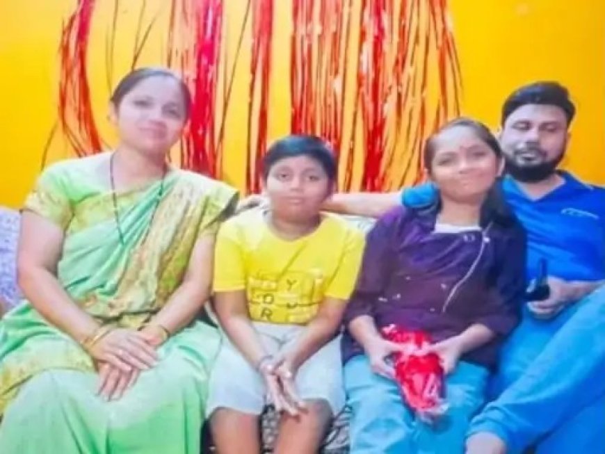 पति-पत्नी और दो मासूम बच्चों की संदिग्ध मौत, सुसाइड नोट में वैवाहिक विवाद और अफेयर का जिक्र