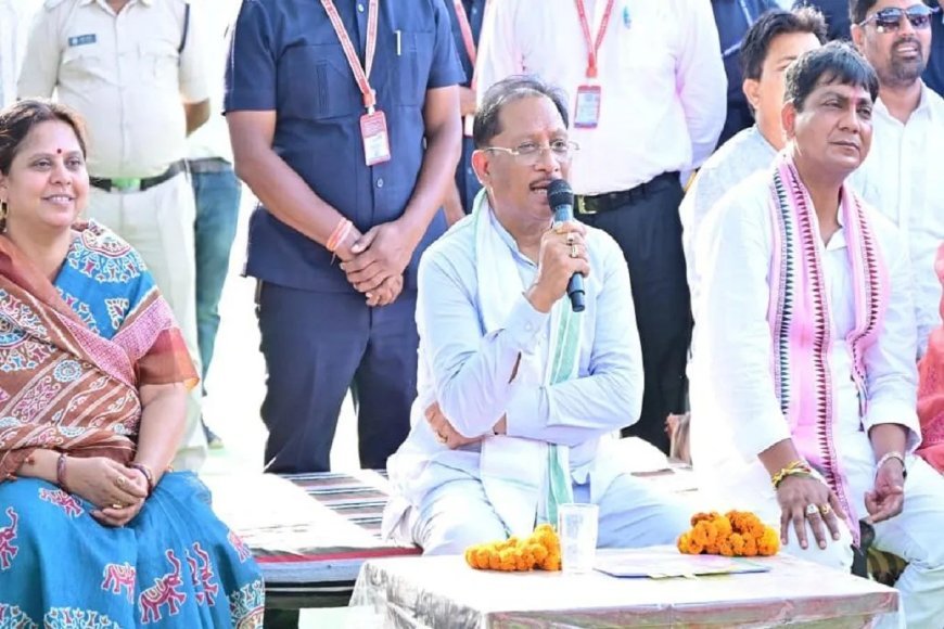 मुख्यमंत्री ने किसानों को समझाया नैनो यूरिया का गणित, साय बोले-अंतिम व्यक्ति तक पहुंचेगा योजनाओं का लाभ