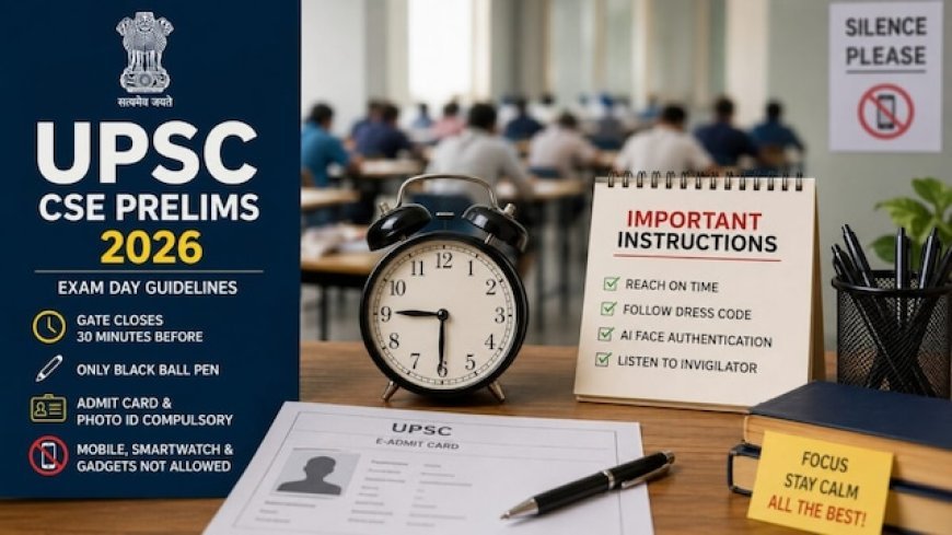 आज UPSC प्रीलिम्स एग्जाम! 8,000 से अधिक अभ्यर्थी शामिल, छत्तीसगढ़ के स्कूल-कॉलेज बने परीक्षा केंद्र