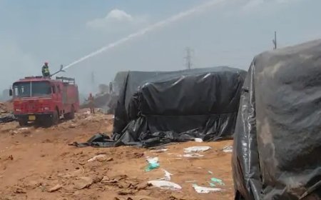 धान खरीदी केंद्र में भीषण आग, 100 क्विंटल से अधिक धान जलकर राख