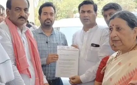 ई-चालान और बढ़े परिवहन शुल्क के खिलाफ कांग्रेस का प्रदर्शन, आरटीओ कार्यालय पहुंचकर उठाई आमजन की