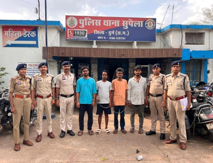 नेहरू नगर चोरी कांड का खुलासा: अंतर्राज्यीय गिरोह के छह सदस्य गिरफ्तार, लाखों के जेवरात और नगदी बरामद