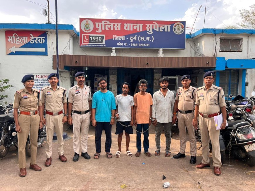 नेहरू नगर चोरी कांड का खुलासा: अंतर्राज्यीय गिरोह के छह सदस्य गिरफ्तार, लाखों के जेवरात और नगदी बरामद