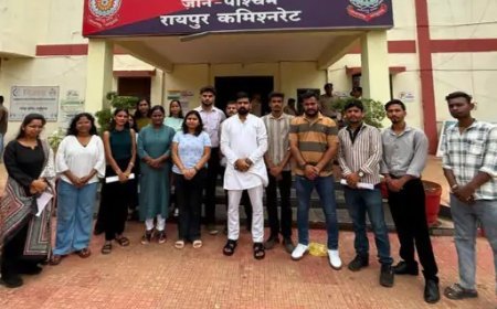 बी-ऑप्टोमेट्री के छात्रों ने विश्वविद्यालय पर लगाया धोखाधड़ी का आरोप, थाने पहुंचकर एफआईआर की मांग