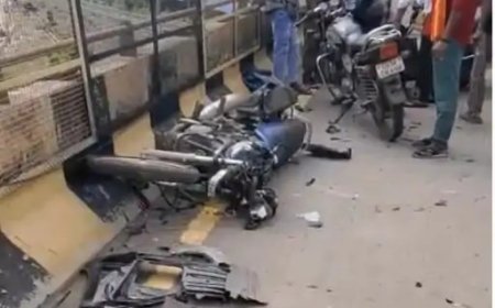 रायपुर फ्लाईओवर पर बेकाबू कार का कहर, कई लोगों को रौंदा