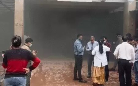 मेकाहारा अस्पताल के इमरजेंसी वार्ड में लगी आग, समय रहते टला बड़ा हादसा
