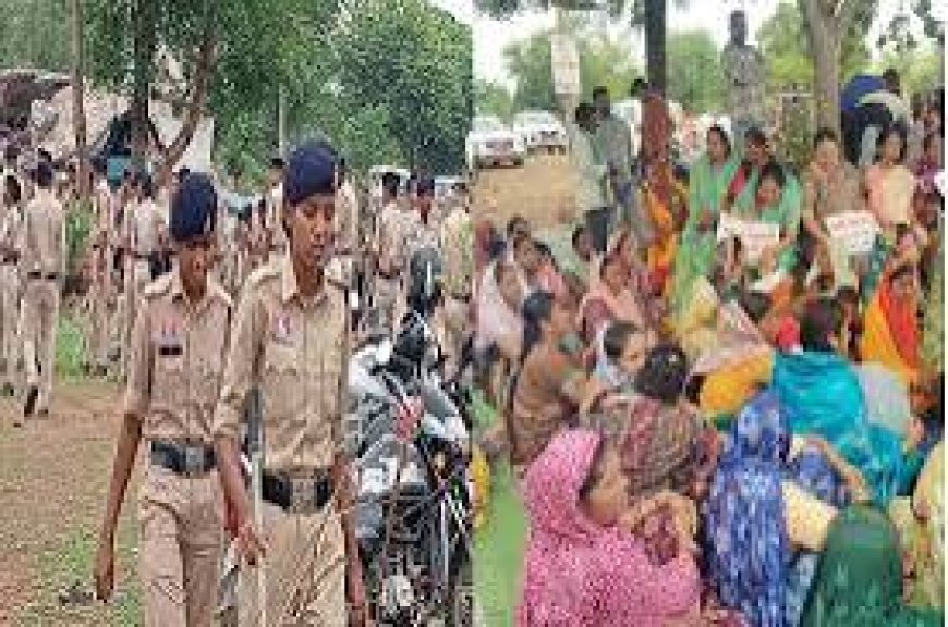 नकटी गांव एक बार फिर छावनी में तब्दील, सैकड़ों की संख्या में जुटे लोग, निकलेगी न्याय पदयात्रा