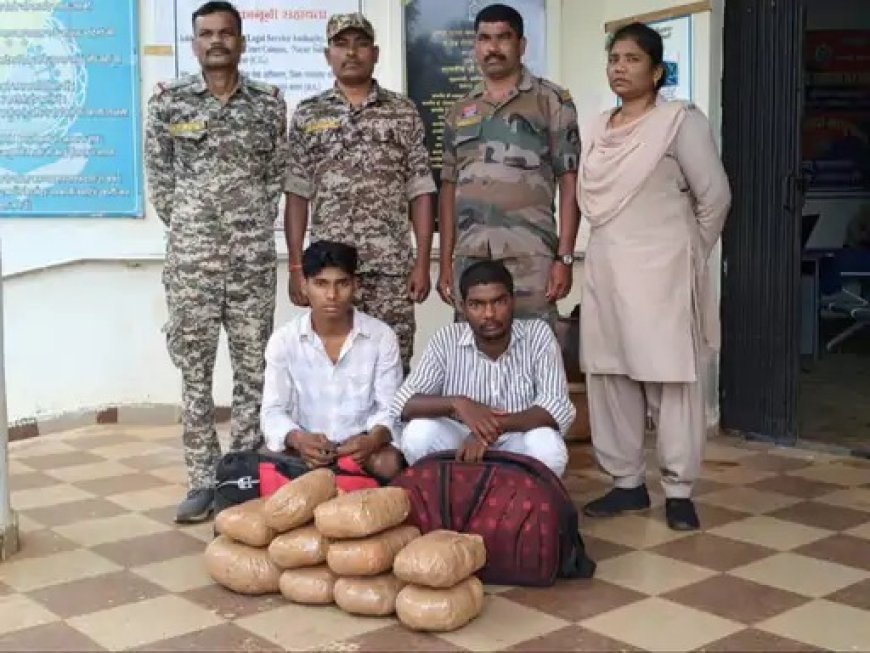 बस्तर में गांजा तस्करी पर पुलिस का वार, ओडिशा से रायपुर जा रही खेप जब्त