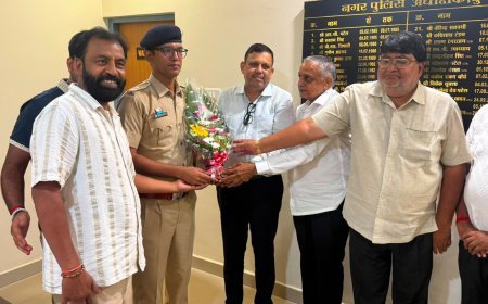 एएसपी श्री शोभराज अग्रवाल का कैट एवं सराफा एसोसिएशन दुर्ग ने किया अभिनंदन