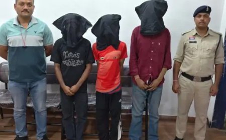 राजधानी में बड़ी वारदात टली, ज्वेलरी शोरूम लूटने की तैयारी कर रहे तीन आरोपी गिरफ्तार