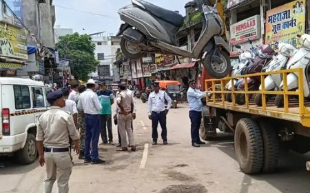 दुर्ग-भिलाई में ट्रैफिक सुधार अभियान तेज, अवैध पार्किंग और सड़क घेरने वालों पर सख्ती