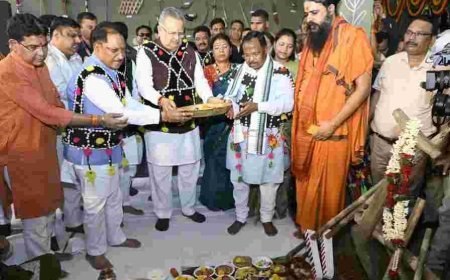 मुख्यमंत्री निवास में हरेली का लोक रंग, कृषि परंपरा और संस्कृति का भव्य उत्सव